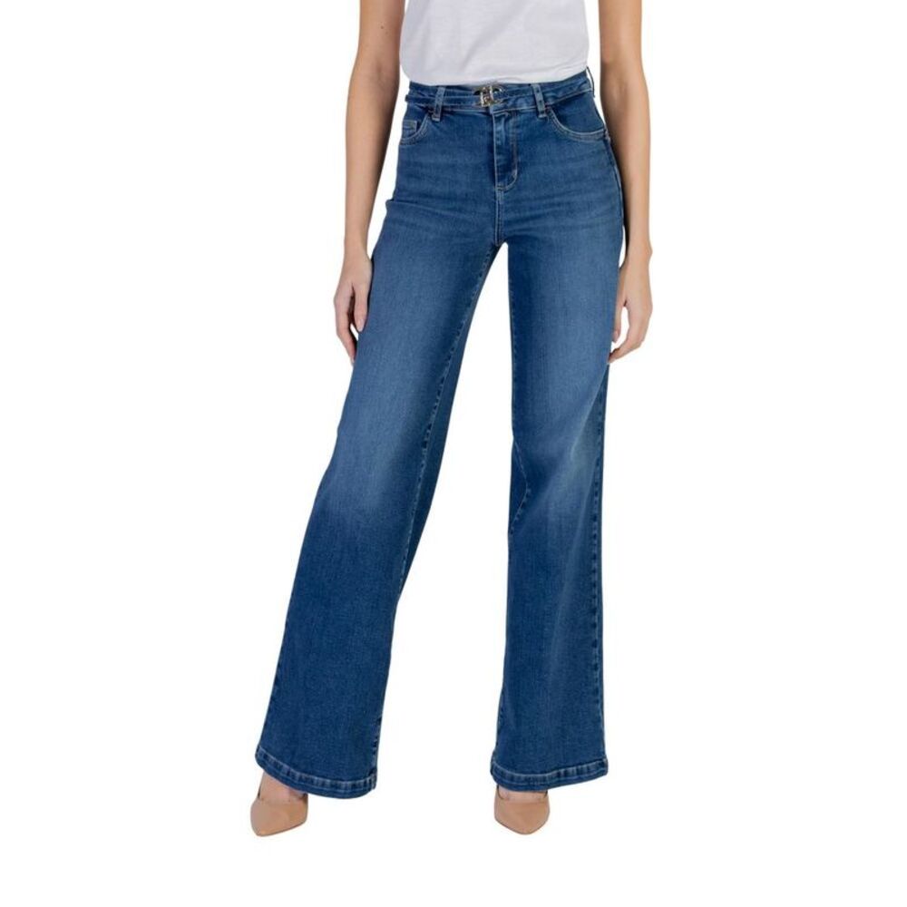 Liu Jo Blue Cotton Bootcut Women's Jeans